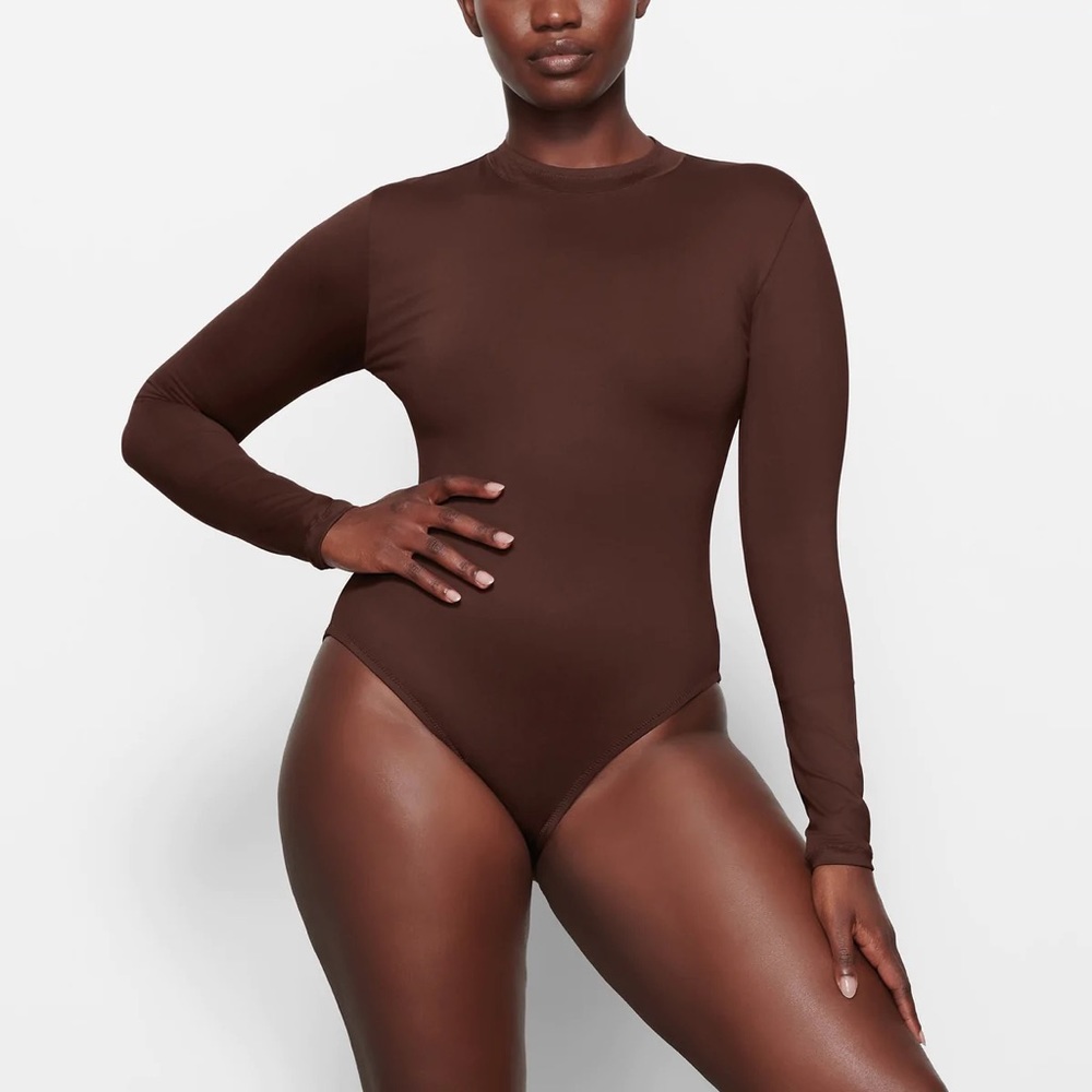 NWT SKIMS Swim Long Sleeve One Piece
